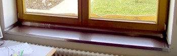 Fensterbank in unserem Firmengebäude